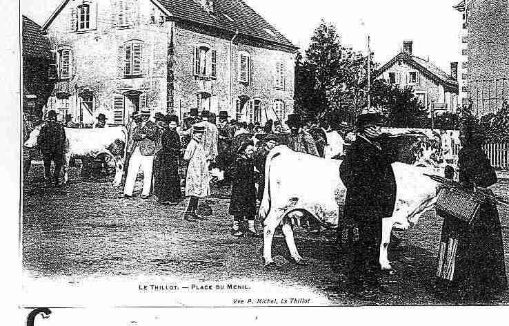 Ville de THILLOT(LE) Carte postale ancienne