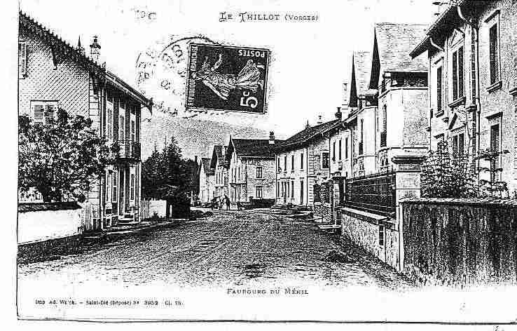 Ville de THILLOT(LE) Carte postale ancienne