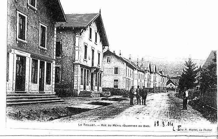 Ville de THILLOT(LE) Carte postale ancienne