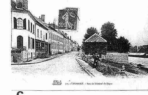 Ville de THOMERY Carte postale ancienne