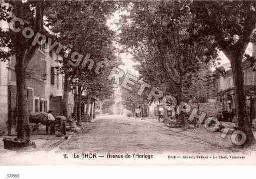 Ville de THOR(LE) Carte postale ancienne