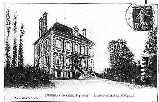 Ville de THORIGNYSUROREUSE Carte postale ancienne