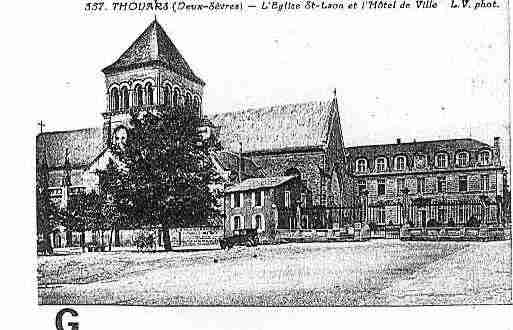 Ville de THOUARS Carte postale ancienne