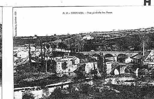 Ville de THOUARS Carte postale ancienne