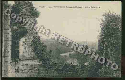 Ville de TIFFAUGES Carte postale ancienne