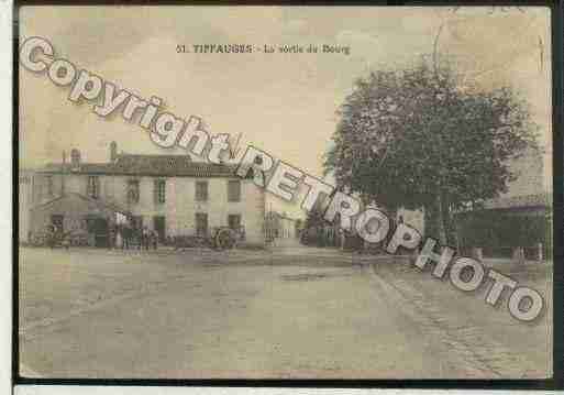 Ville de TIFFAUGES Carte postale ancienne