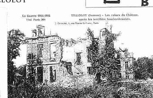Ville de TILLOLOY Carte postale ancienne