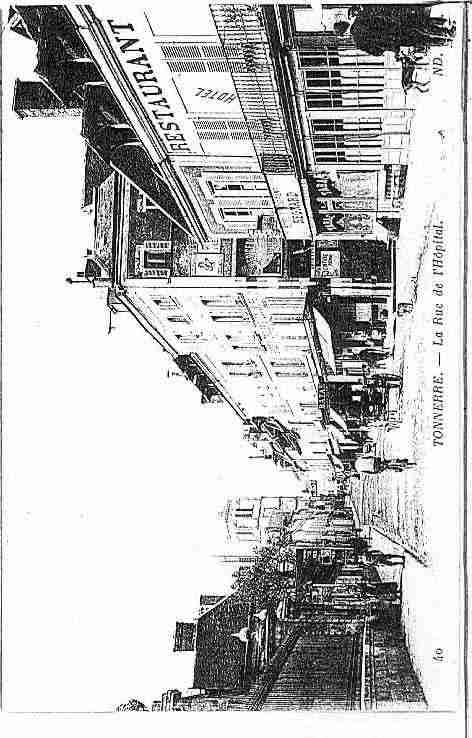 Ville de TONNERRE Carte postale ancienne