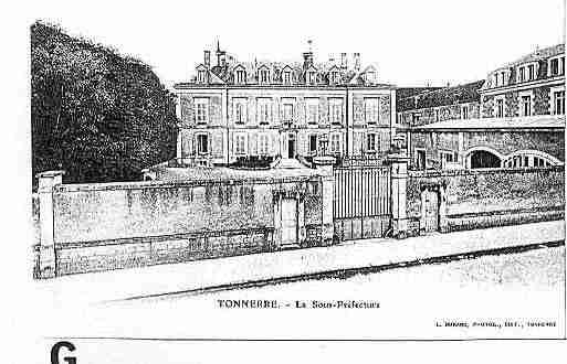 Ville de TONNERRE Carte postale ancienne