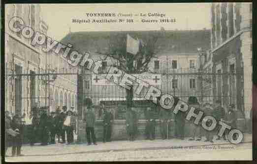 Ville de TONNERRE Carte postale ancienne