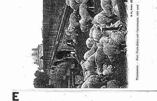 Ville de TONNERRE Carte postale ancienne