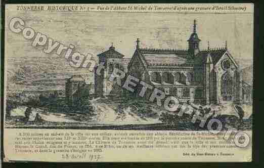 Ville de TONNERRE Carte postale ancienne