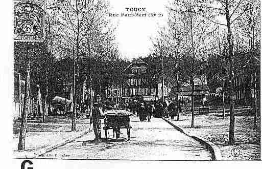 Ville de TOUCY Carte postale ancienne