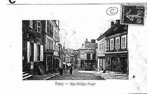 Ville de TOUCY Carte postale ancienne