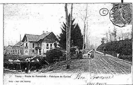 Ville de TOUCY Carte postale ancienne