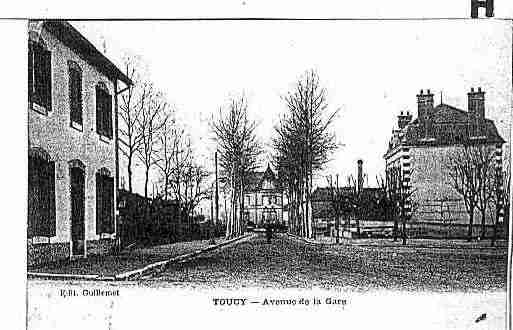 Ville de TOUCY Carte postale ancienne