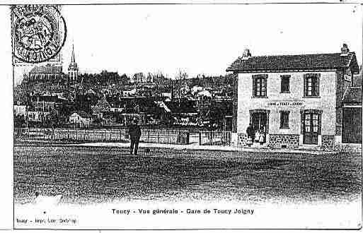 Ville de TOUCY Carte postale ancienne