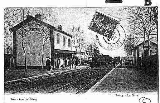 Ville de TOUCY Carte postale ancienne