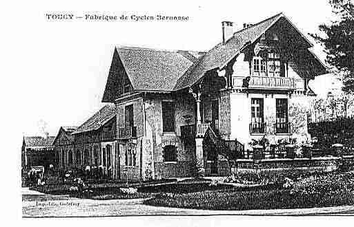 Ville de TOUCY Carte postale ancienne