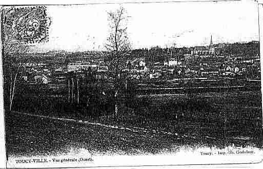 Ville de TOUCY Carte postale ancienne