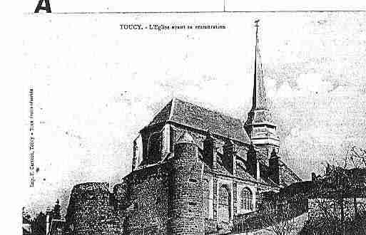 Ville de TOUCY Carte postale ancienne
