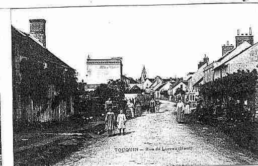 Ville de TOUQUIN Carte postale ancienne