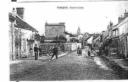 Ville de TOUQUIN Carte postale ancienne