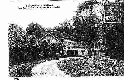 Ville de TOUQUIN Carte postale ancienne