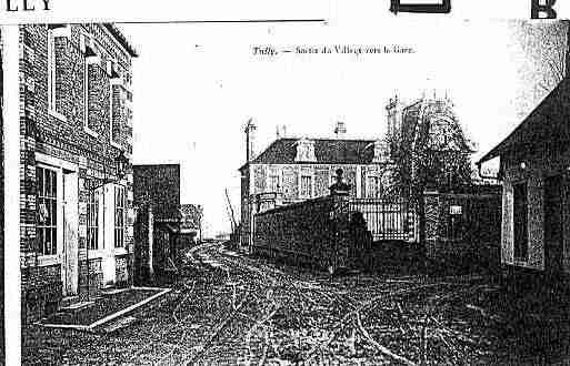 Ville de TULLY Carte postale ancienne