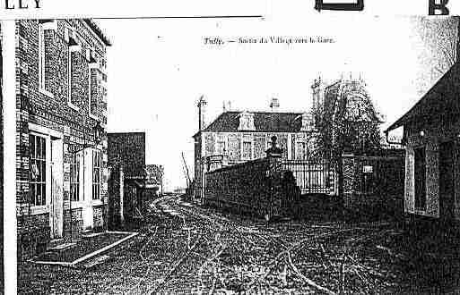 Ville de TULLY Carte postale ancienne