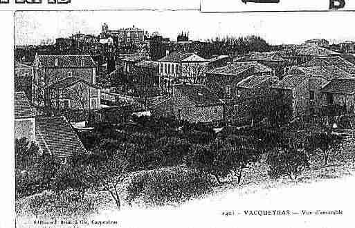 Ville de VACQUEYRAS Carte postale ancienne