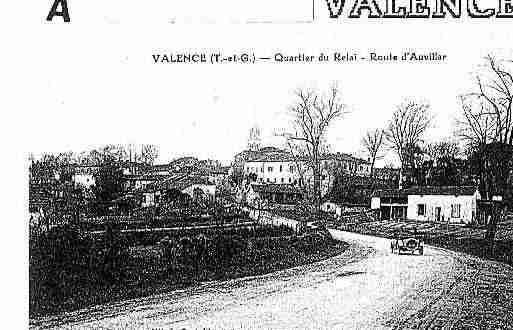 Ville de VALENCED\\\'AGEN Carte postale ancienne