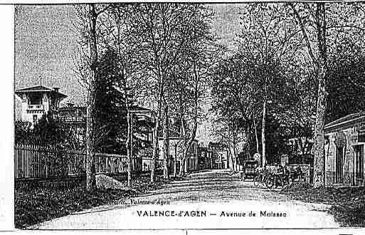 Ville de VALENCED\\\'AGEN Carte postale ancienne