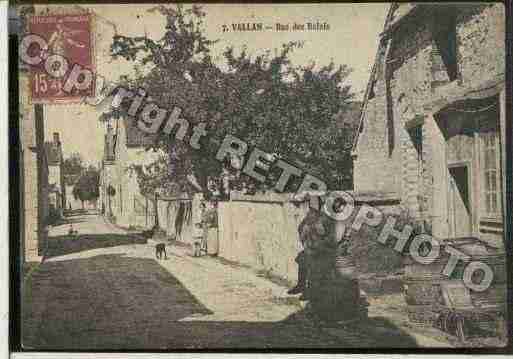 Ville de VALLAN Carte postale ancienne