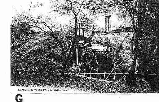 Ville de VALLERY Carte postale ancienne