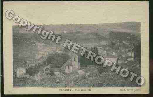 Ville de VARAGES Carte postale ancienne