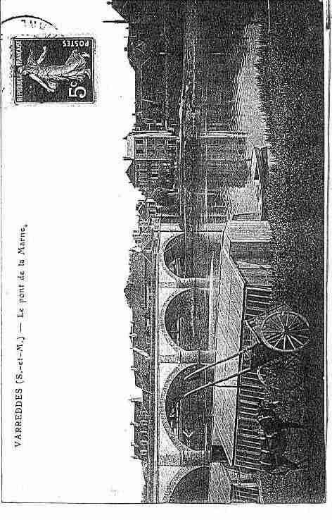 Ville de VARREDDES Carte postale ancienne Ville de VARREDDES Carte postale ancienne