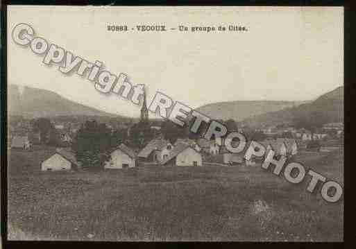 Ville de VECOUX Carte postale ancienne