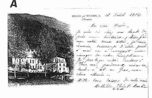 Ville de VECOUX Carte postale ancienne