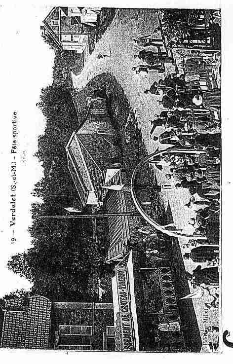 Ville de VERDELOT Carte postale ancienne