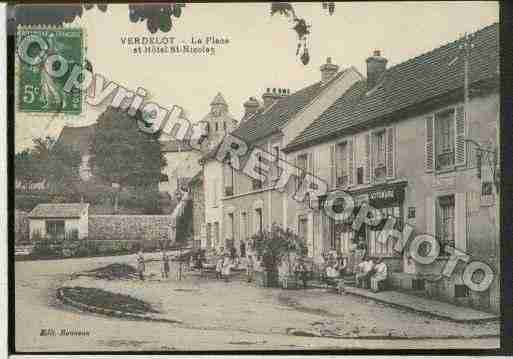 Ville de VERDELOT Carte postale ancienne