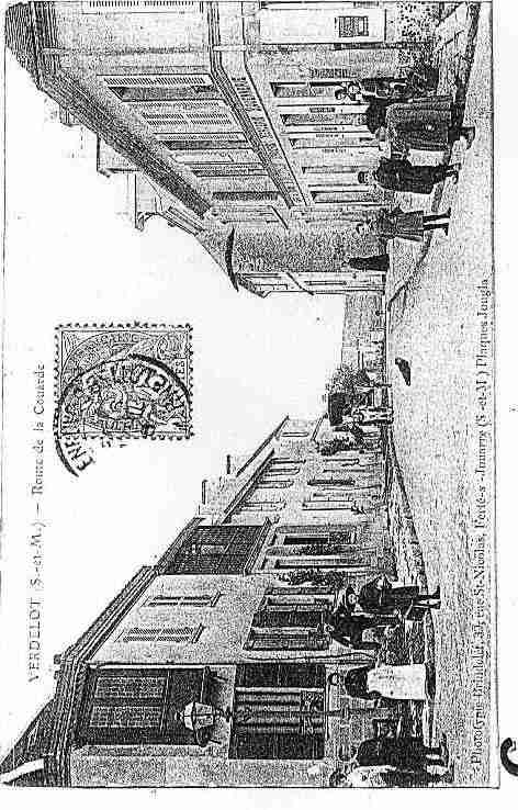 Ville de VERDELOT Carte postale ancienne