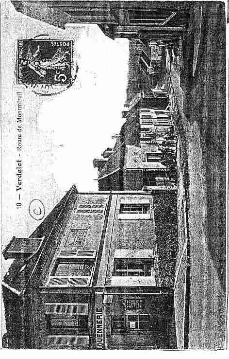 Ville de VERDELOT Carte postale ancienne