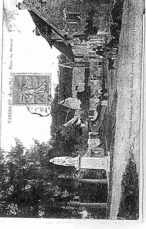 Ville de VERDELOT Carte postale ancienne