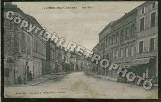 Ville de VERDUNSURGARONNE Carte postale ancienne