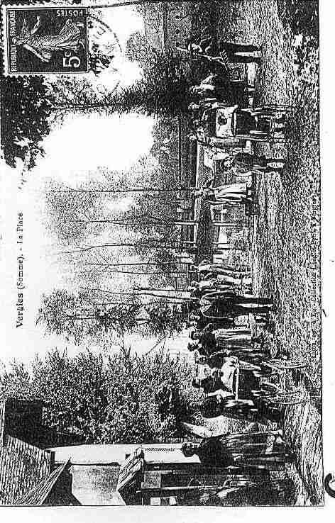 Ville de VERGIES Carte postale ancienne Ville de VERGIES Carte postale ancienne