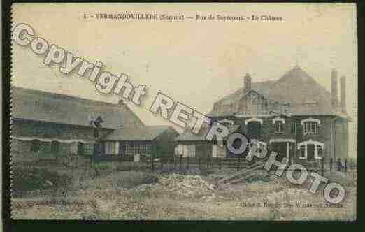 Ville de VERMANDOVILLERS Carte postale ancienne