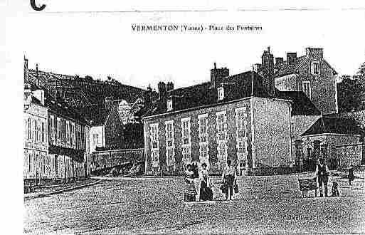 Ville de VERMENTON Carte postale ancienne