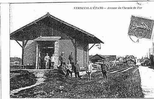 Ville de VERNEUILL\'ETANG Carte postale ancienne