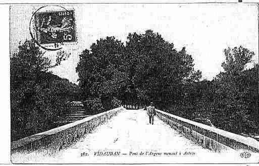 Ville de VIDAUBAN Carte postale ancienne